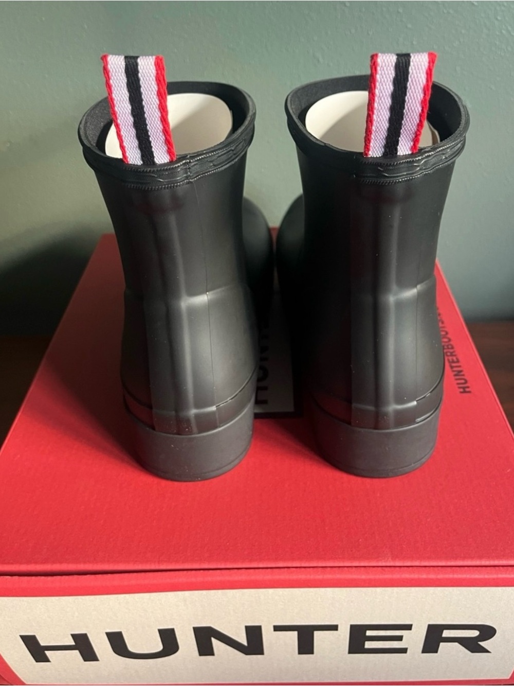 Hunter original Short Waterproof Rain Boots size 7 NIB - Picture 3 of 4